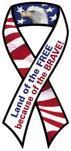 Land of the FREE because of the BRAVE!